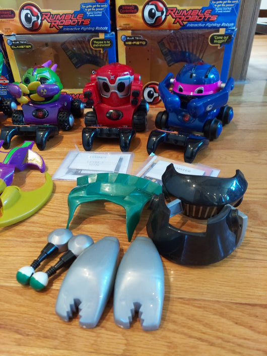 Rumble Robots (Diamond Series): Complete Set Of 6 Robots, Read des, Fast Ship!
