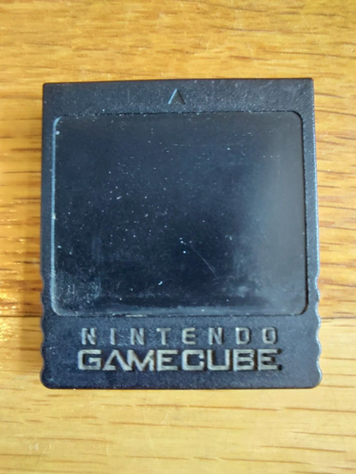 Authentic Gamecube Memory Card (Black), Fast Shipping!