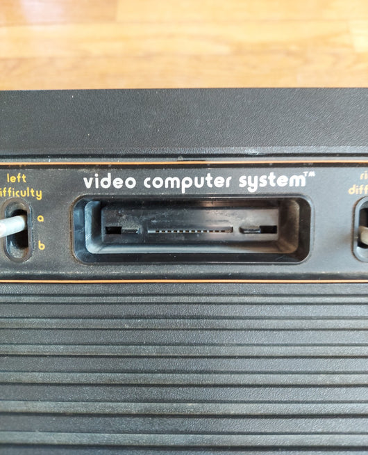 Atari 6-Switch 2600 (CX-2600) - Tested/Works - W/Game Center Storage Container
