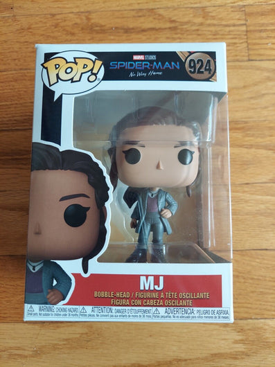 Funko POP! Marvel Studios Spider-Man No Way Home Vinyl Bobble-Head 924 - MJ,New