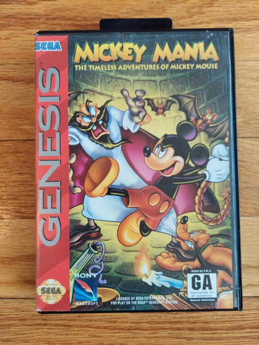 Mickey Mania: The Timeless Adventures Of Mickey Mouse (CIB) - Sega Genesis