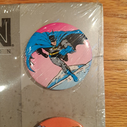 1989 Vintage Batman Button Collection 3 1939-1989  DC Comics SEALED,Fast Ship