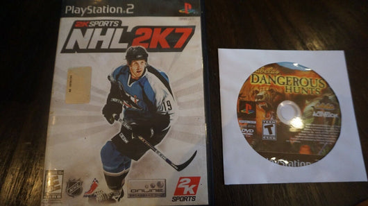 Cabela's Dangerous Hunts (No case) & Nhl 2k7(CIB) Bundle  (Sony PlayStation 2)