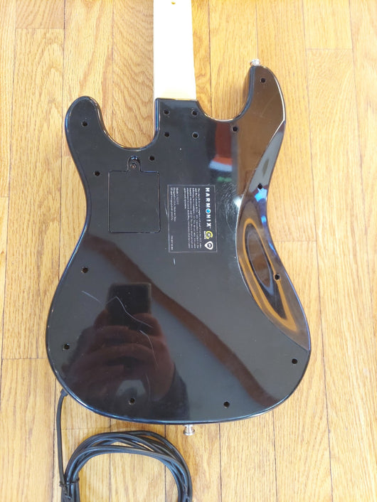 Harmonix Rock Band Wired Fender Stratocaster Guitar Xbox 360 W/Strap & Rock Band