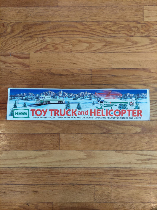 Hess 1995 Toy Truck And Helicopter, Fast Shipping