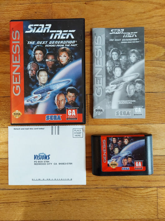 Star Trek: The Next Generation - Echoes From The Past (CIB) - Sega Genesis