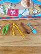 (Disney) Who Shook Hook? Board Game (Open Box), Read Desc, Fast Shipping!