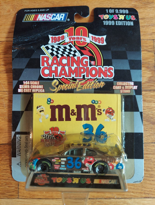 Racing Champions: 10 Year Anniversary Special Edition Nascar - 5 Car Lot - 1/64
