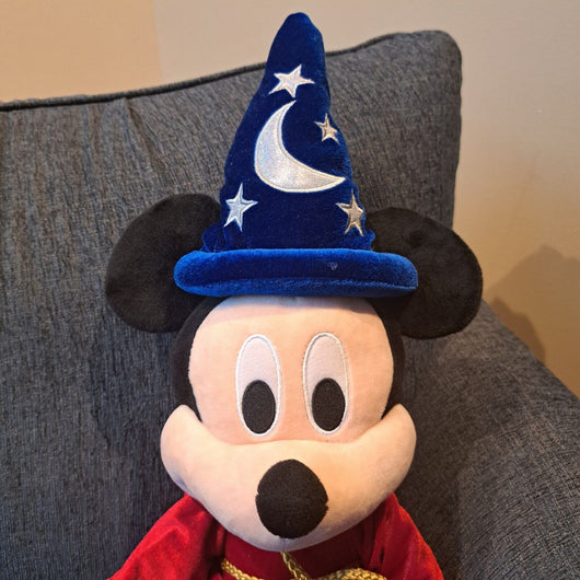 Disney Parks Fantasia Sorcerer Mickey Mouse Plush 23