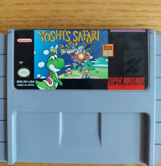Yoshi's Safari - SNES Game Light Gun Shooter Action, Works Fast Shipping!