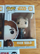 Funko Pop! 3 Star Wars Funko Bundle( Lando,Han Solo & Chewbacca) New, Fast Ship