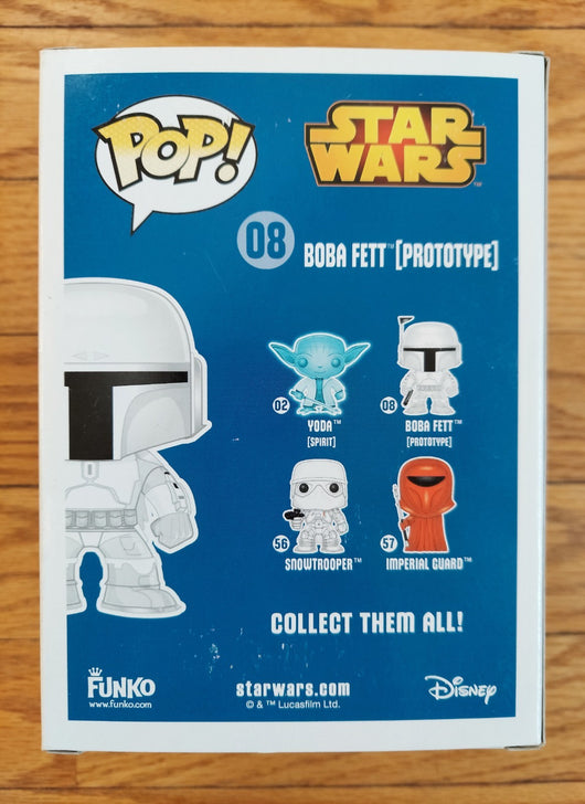 Funko Pop! Star Wars -Boba Fett (Prototype) #08 (Walgreens Exclusive) New in Box