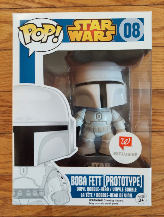 Funko Pop! Star Wars -Boba Fett (Prototype) #08 (Walgreens Exclusive) New in Box