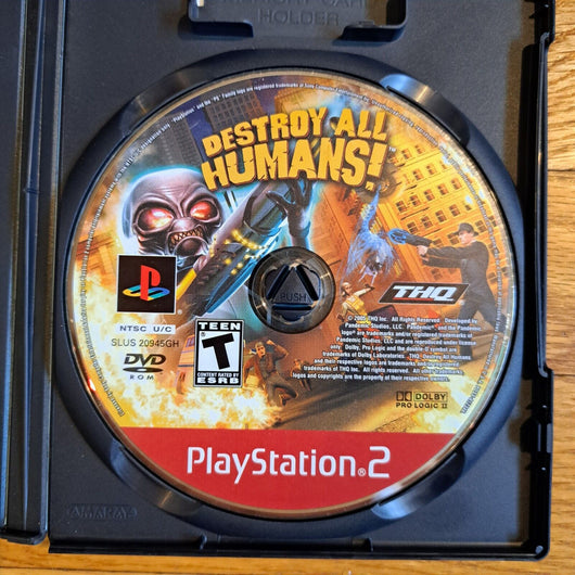 Destroy All Humans (Sony PlayStation 2, 2005), CIB, Works, Fast Shipping