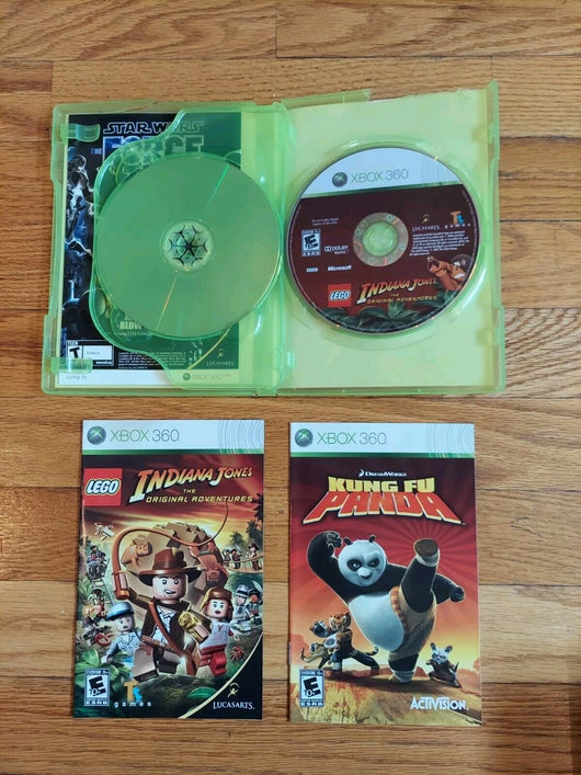 LEGO Indiana Jones and Kung Fu Panda Dual Pack (Microsoft Xbox 360, 2008), WORKS