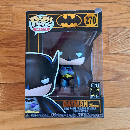 FUNKO POP! HEROES: Batman 80th - Batman 1st Appearance (1939) [New] Vinyl #270