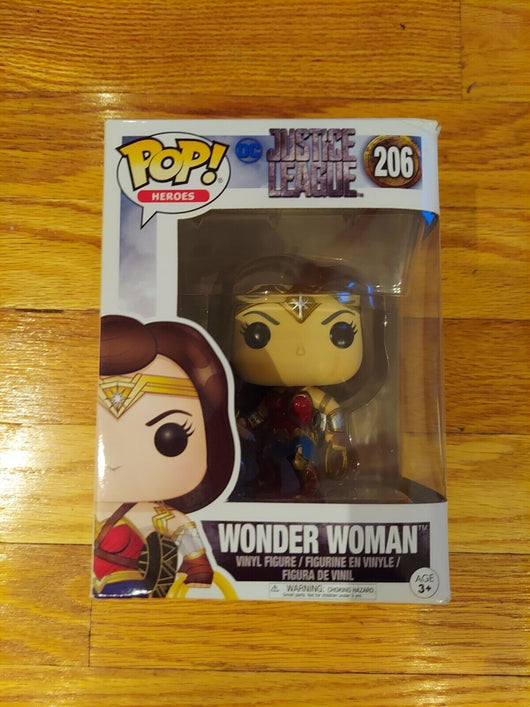 Funko Pop! Heroes: Wonder Woman Bundle (Wonder Woman #206, Etna Candy #228, Ares