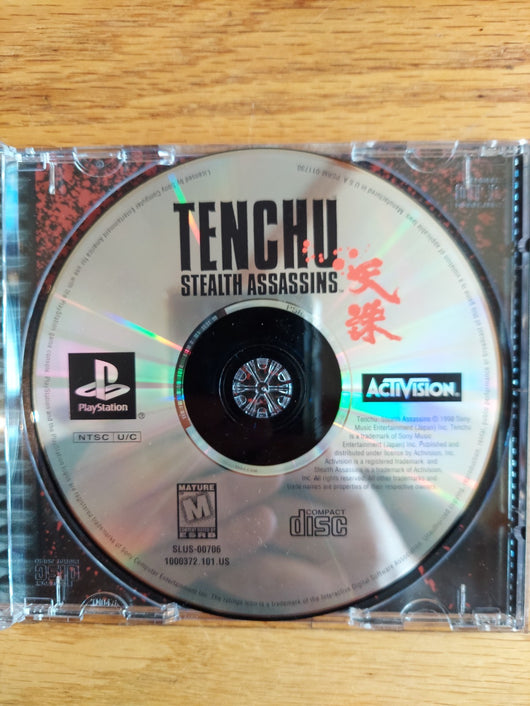 Tenchu: Stealth Assassins (CIB W/Registration Card - Mint Disc) - PS1,Works