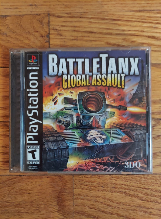 Battletanx Global Assault (CIB) - PS1 Game Action Combat, Works, Fast Shipping!