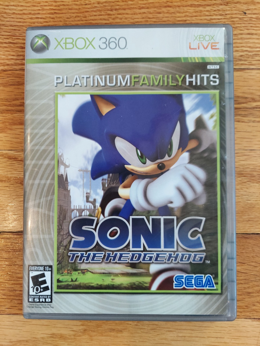 Sonic The Hedgehog (Platinum Family Hits) (CIB) - Xbox 360, Fast Shipping!