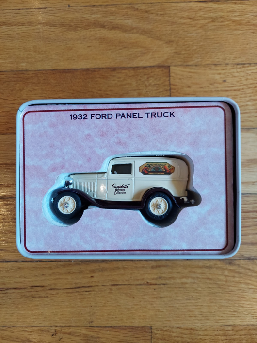 Ertl Campbell's 125 Years Die-Cast 1932 Ford Panel Truck - 1/43 Scale, Fast Ship