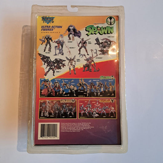 1996 McFARLANE TOYS - SPAWN ACTION FIGURE (GOLD VARIANT) SERIES 3 w/COMIC