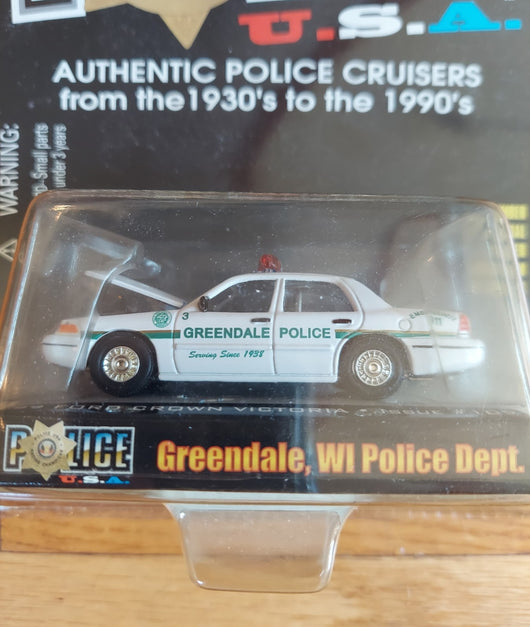 Racing Champions: Police U.S.A. - Greendale, Wisconsin Police Dept. - 1/64 Scale