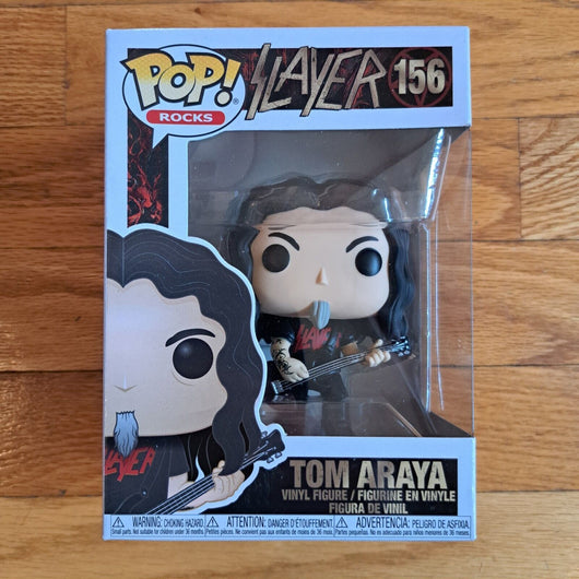 Funko POP! Rocks Slayer  Tom Araya #156 with POP! New,Fast Shipping