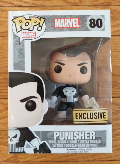 Funko Pop! Marvel - The Punisher #80 Exclusive - Vinyl Bobble-Head Figure - NEW