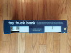 1990's Rickel Pergament Toy Truck Bank, Fast Shipping!
