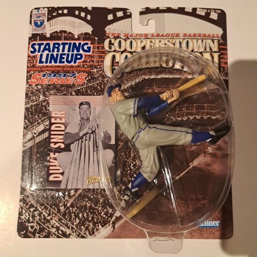 1997 Starting Lineup Cooperstown Collection Duke Snyder Brooklyn Dodgers Figure