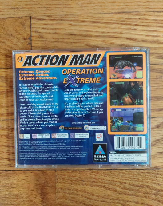 Action Man Operation Extreme (CIB) - PS1 Game Retro Classic Works Fast Shipping!