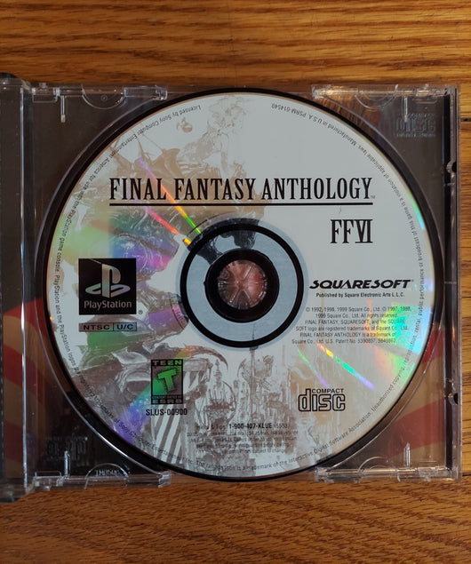 Final Fantasy Anthology (CIB) - PS1 Game RPG Adventure Retro Works Fast Shipping