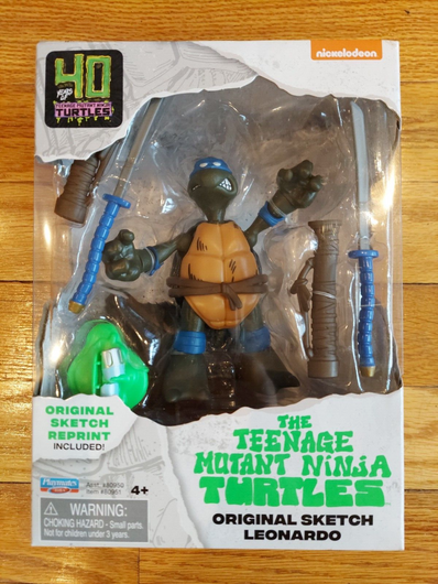 Teenage Mutant Ninja Turtles 40th Original Sketch Leonardo 4