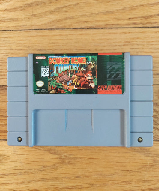 Donkey Kong Country - SNES Game Action & Adventure Jungle, Works, Fast Shipping!