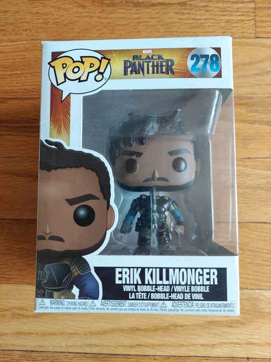 Funko Pop! Black Panther Combo (Black Panther #273 & Erik Killmonger #278) New!