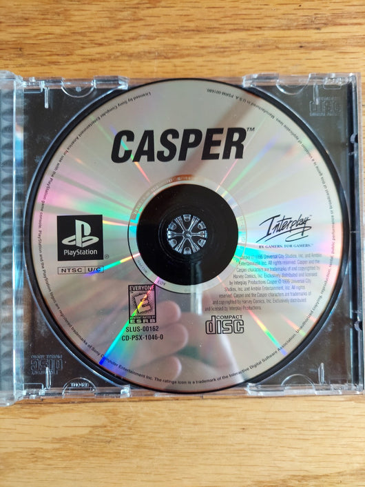 Casper (CIB W/Registration Card) - PS1, Works, Fast Shipping