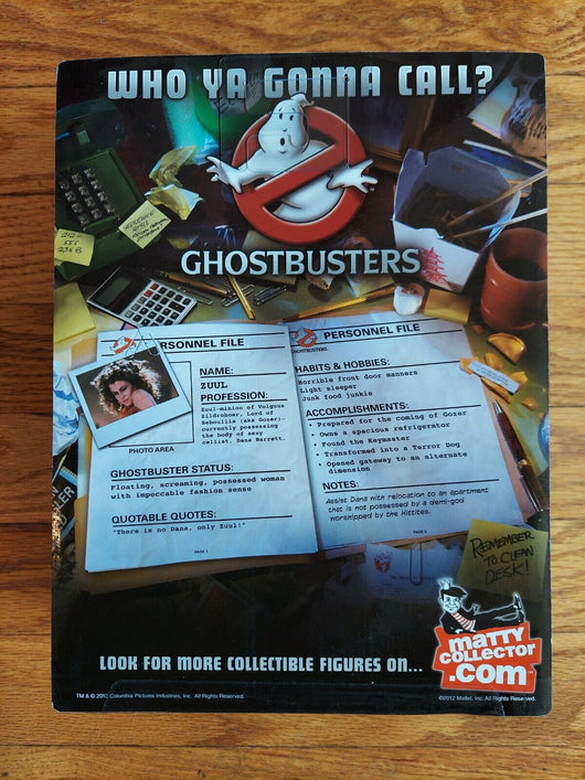 GHOSTBUSTERS ZUUL GATEKEEPER OF GOZER MIB 2012