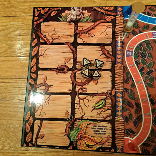 JUMANJI The Game Board Game Family Adventure Game, Completed, Best For Game Nite