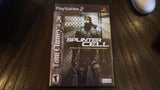 Tom Clancy's Splinter Cell for Playstation 2. No manual, Works. Awesome game