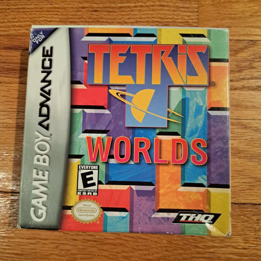 Tetris Worlds - GBA Game Boy Advance - Complete in Box CIB Authentic Nice,Works
