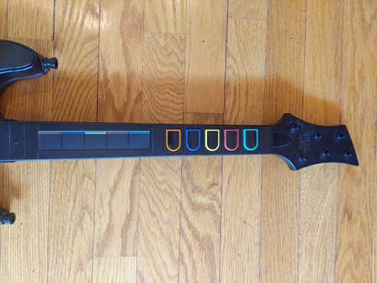Guitar Hero Sunburst Wireless Guitar For Xbox 360 (No Battery Cover), Fast Ship!