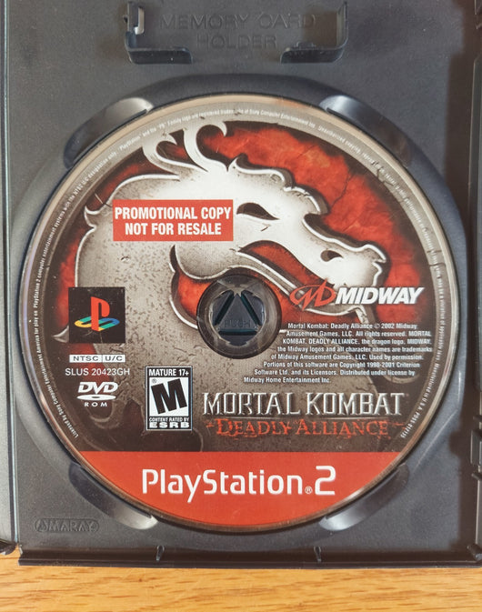 Mortal Kombat: Deadly Alliance - Promotional - Greatest Hits (CIB) - PS2 Game
