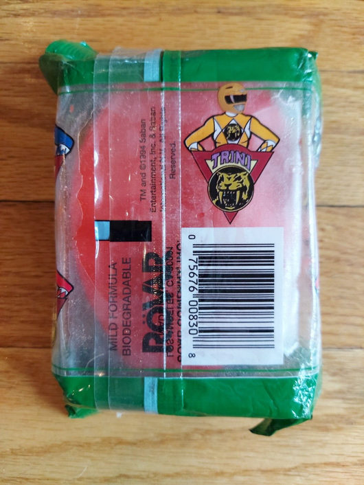 1994 Mighty Morphin Power Rangers - Red Ranger Bath Soap, Fast shipping!