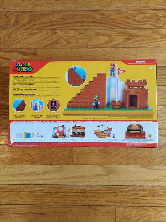 Super Mario Course Complete Playset w/ Mario Figure Jakks Toys, Fast Shipping