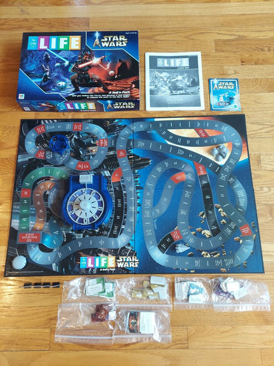 2002 The Game of Life STAR WARS: A Jedi's Path Edition Board Game Complete