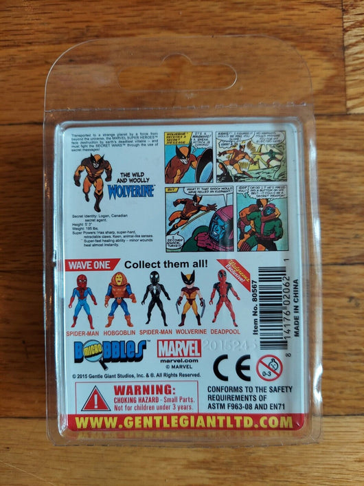 Micro Bobbles: Marvel Super Heroes - Secret Wars- Complete Set Of 5 Figures...