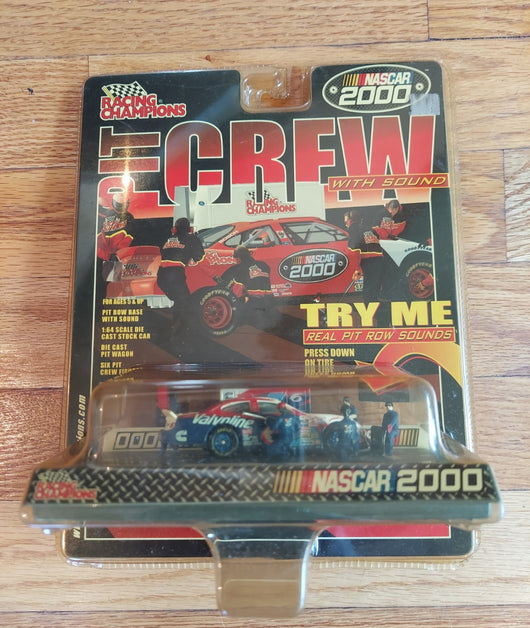 Racing Champions: Pit Crew With Sound - Nascar 2000 Valvoline #6 - NEW Sealed
