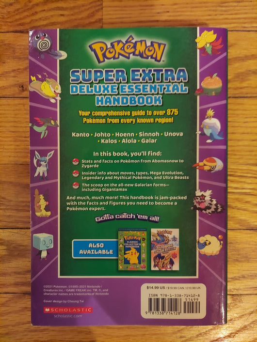 6 Pokemon Scholastic Handbooks - No Posters - Scarlet Violet Galar Super Deluxe