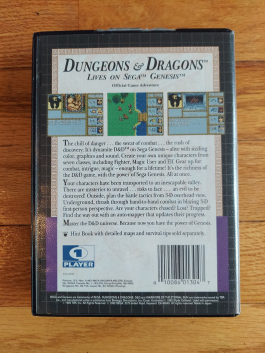 Dungeons & Dragons: Warriors Of The Eternal Sun (CIB) - Sega Genesis, Fast Ship